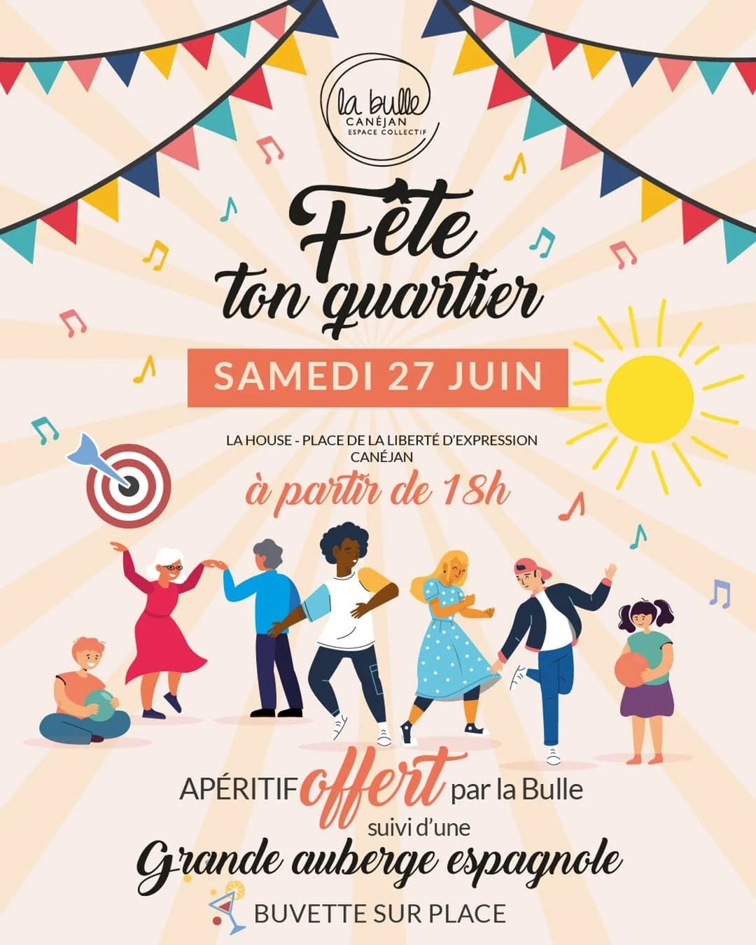 Fête ton quartier : La Bulle vous donne rendez-vous le 27 juin